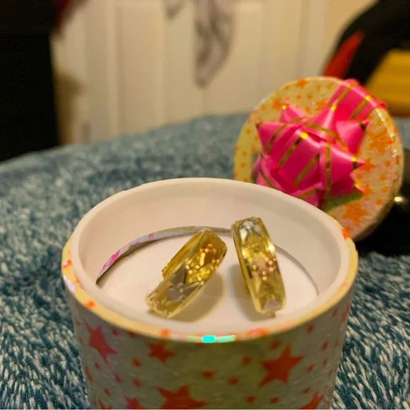 Gold earrings 14k - Picture 8 of 10